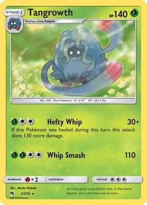 Tangrowth from SM - Lost Thunder