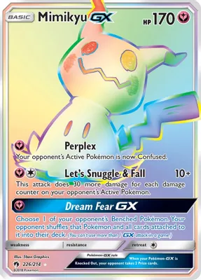 Mimikyu GX (Secret) from SM - Lost Thunder