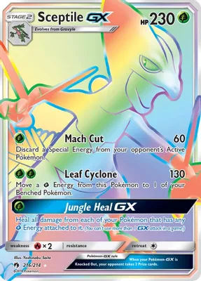 Sceptile GX (Secret) from SM - Lost Thunder