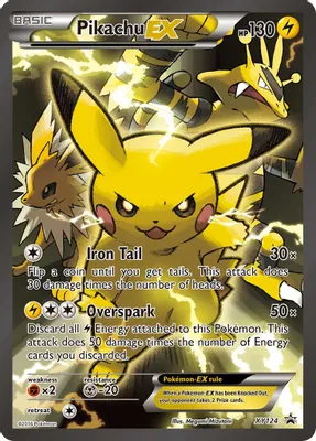 Pikachu EX - XY124 from XY Promos