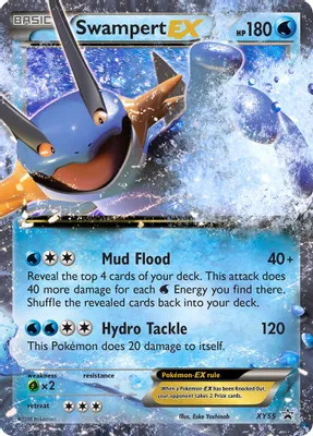 Swampert EX - XY55 from XY Promos