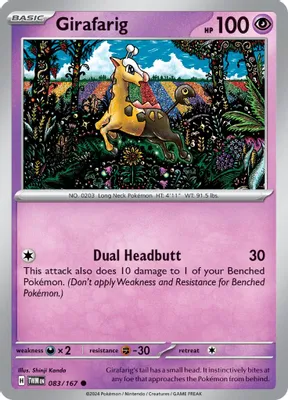 Girafarig from SV06: Twilight Masquerade