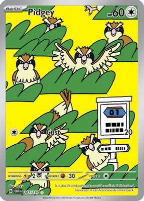 Pidgey - 207/197 from SV03: Obsidian Flames