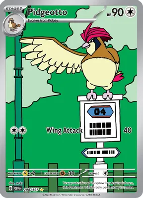 Pidgeotto - 208/197 from SV03: Obsidian Flames