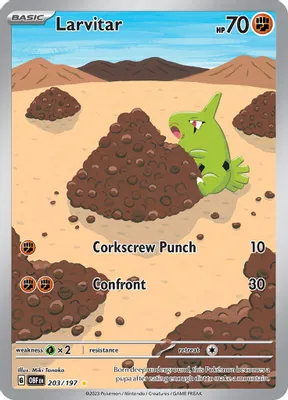 Larvitar - 203/197 from SV03: Obsidian Flames
