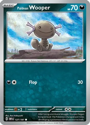 Paldean Wooper - 127/197 from SV03: Obsidian Flames