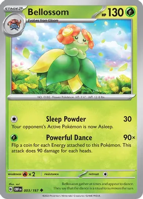 Bellossom from SV03: Obsidian Flames