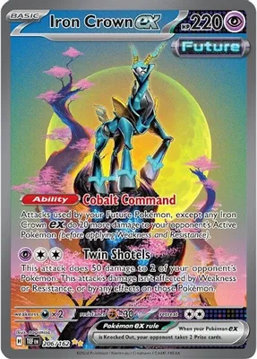 Iron Crown ex - 206/162 from SV05: Temporal Forces