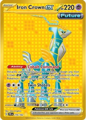 Iron Crown ex - 216/162 from SV05: Temporal Forces