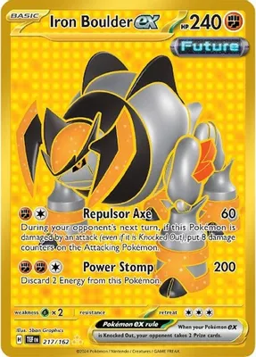 Iron Boulder ex - 217/162 from SV05: Temporal Forces