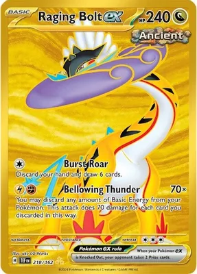 Raging Bolt ex - 218/162 from SV05: Temporal Forces