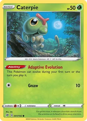 Caterpie from SWSH02: Rebel Clash