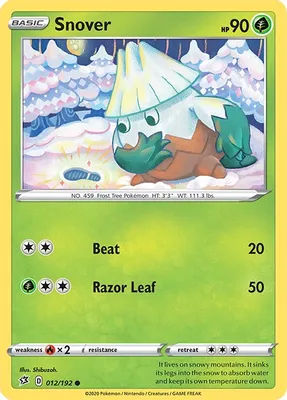 Snover from SWSH02: Rebel Clash