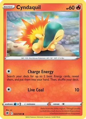 Cyndaquil from SWSH10: Astral Radiance