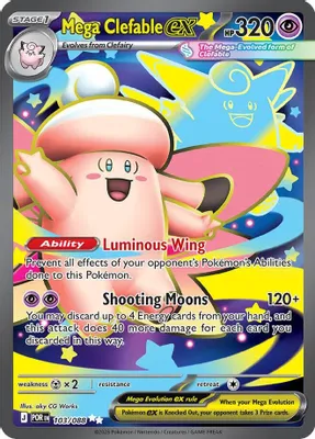 Mega Clefable ex - 103/088 from ME03: Perfect Order