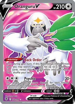 Oranguru V (Full Art) from SWSH10: Astral Radiance