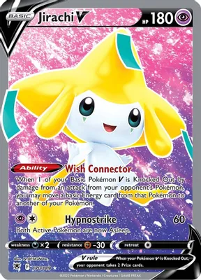 Jirachi V (Full Art) from SWSH10: Astral Radiance