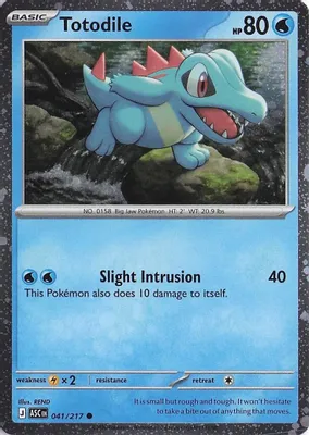 Totodile (Cosmos Holo) from Miscellaneous Cards & Products