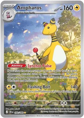 Ampharos - 090/086 from ME04: Chaos Rising
