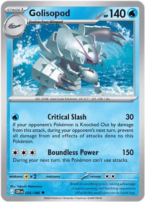 Golisopod from ME04: Chaos Rising