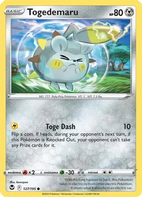 Togedemaru from SWSH12: Silver Tempest