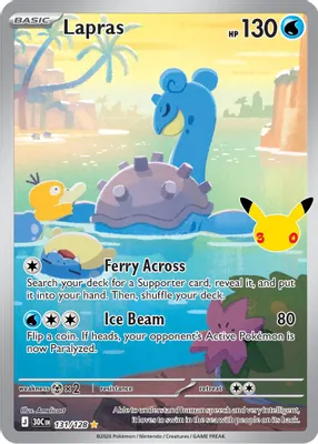 Lapras - 131/128 from ME: 30th Celebration