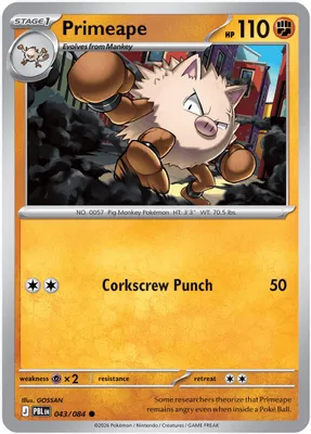 Primeape from ME05: Pitch Black