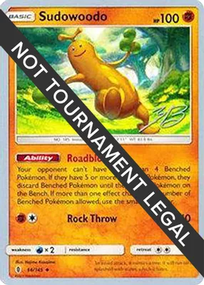 Sudowoodo - 2017 (Zachary Bokhari) from World Championship Decks