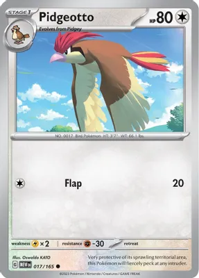 Pidgeotto from SV: Scarlet & Violet 151