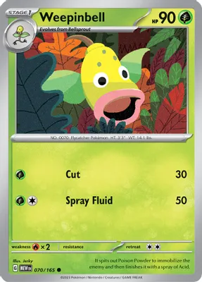 Weepinbell from SV: Scarlet & Violet 151