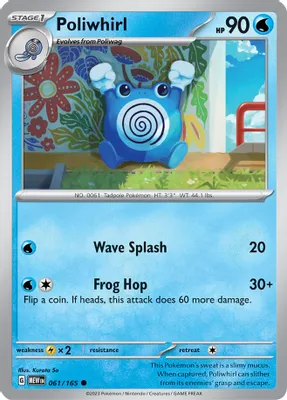 Poliwhirl - 061/165 from SV: Scarlet & Violet 151