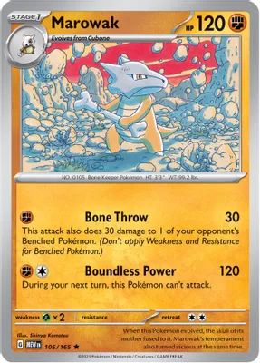 Marowak from SV: Scarlet & Violet 151