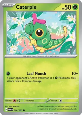 Caterpie - 010/165 from SV: Scarlet & Violet 151