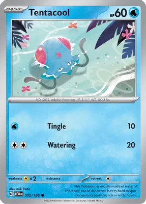 Tentacool from SV: Scarlet & Violet 151
