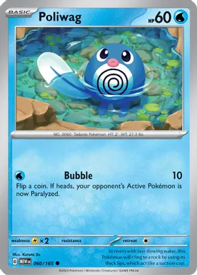 Poliwag from SV: Scarlet & Violet 151