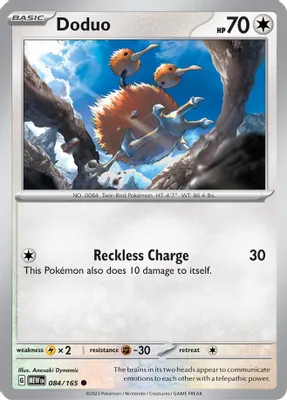 Doduo from SV: Scarlet & Violet 151
