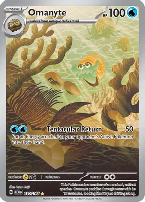 Omanyte - 180/165 from SV: Scarlet & Violet 151