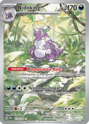 Nidoking - 174/165 from SV: Scarlet & Violet 151