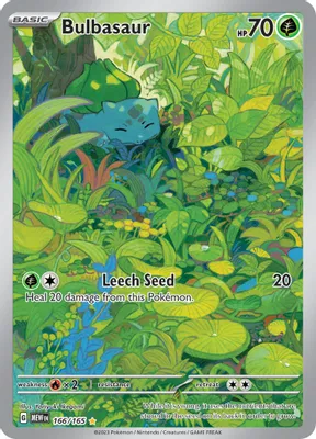 Bulbasaur - 166/165 from SV: Scarlet & Violet 151