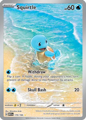 Squirtle - 170/165 from SV: Scarlet & Violet 151