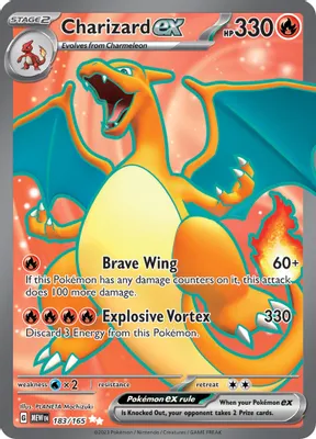 Charizard ex - 183/165 from SV: Scarlet & Violet 151