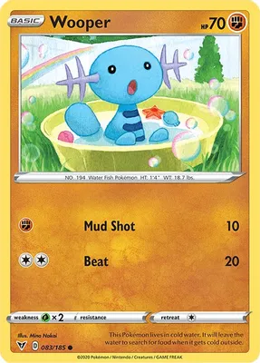 Wooper from SWSH04: Vivid Voltage