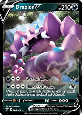 Drapion V from SWSH04: Vivid Voltage