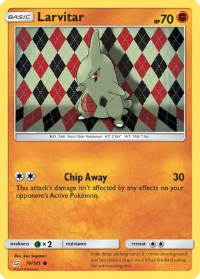 Larvitar from SM - Team Up