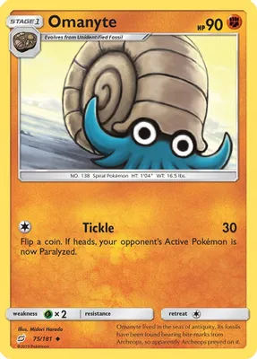 Omanyte from SM - Team Up