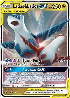 Latias & Latios GX from SM - Team Up
