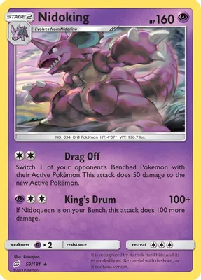 Nidoking from SM - Team Up
