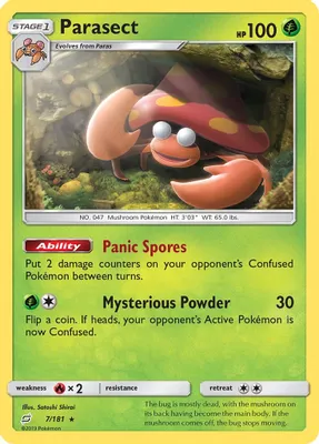 Parasect from SM - Team Up