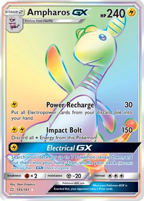 Ampharos GX (Secret) from SM - Team Up
