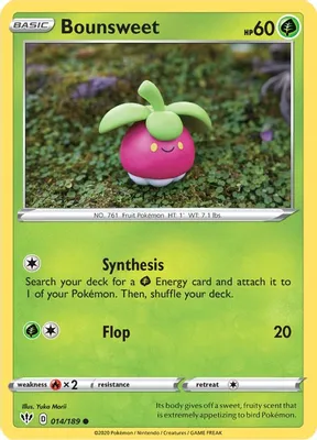 Bounsweet from SWSH03: Darkness Ablaze